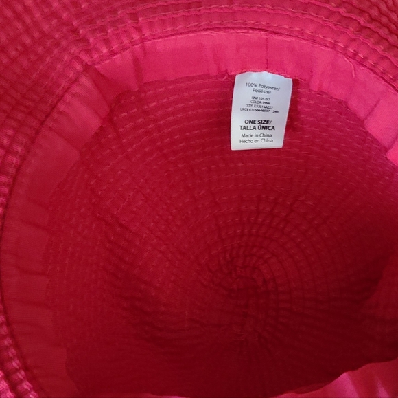 Bright Pink Floppy Hat perfect for the Summer Sun one size fits all - Picture 2 of 8